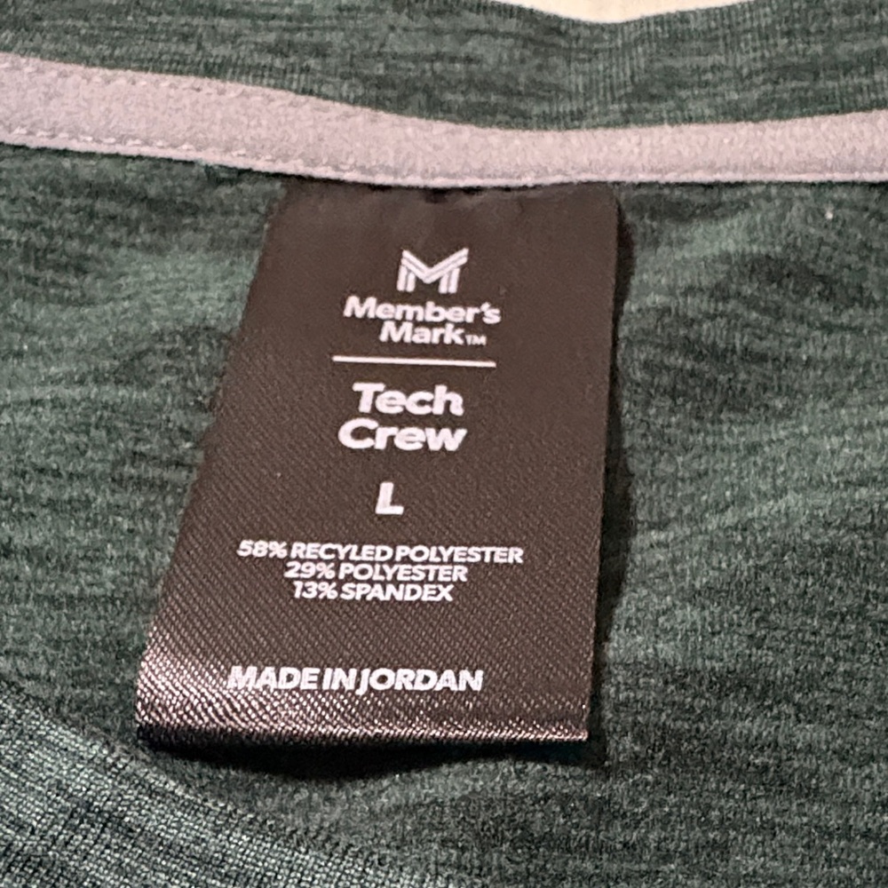 Kirkland Signature Dark Green Crew Shirt